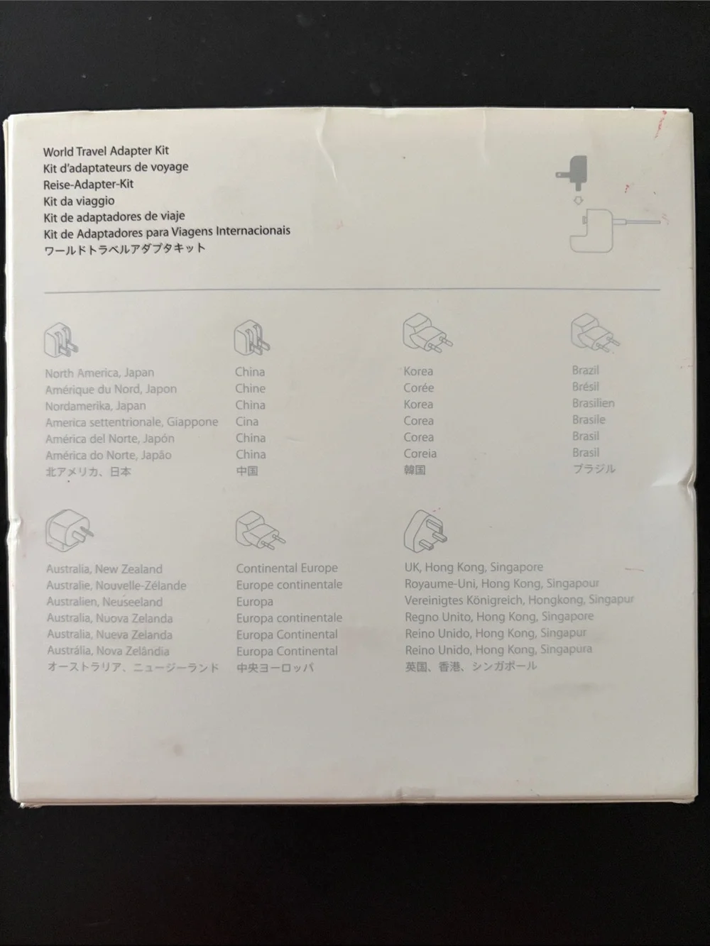 Apple World Travel Adapter Set - White